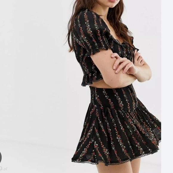 NWT Free People 2 piece set Wild Love shorts/top XS/S read description - Picture 5 of 12